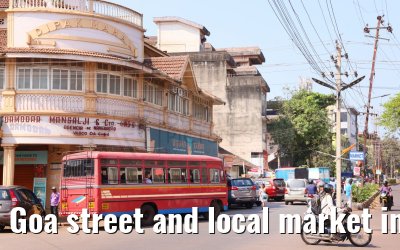 Goa street and local market impressions 03.03.2024