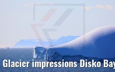 Glacier impressions Disko Bay Greenland MS Hamburg