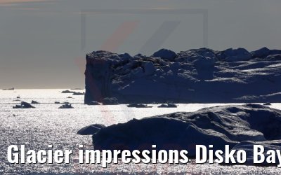Glacier impressions Disko Bay Greenland MS Hamburg