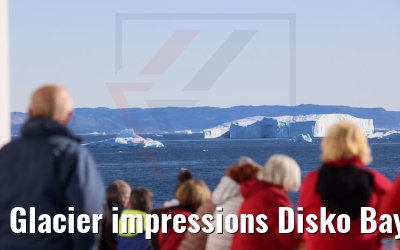 Glacier impressions Disko Bay Greenland MS Hamburg