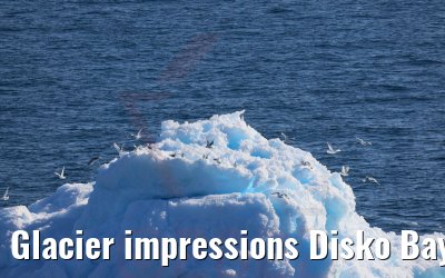 Glacier impressions Disko Bay Greenland MS Hamburg
