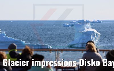 Glacier impressions Disko Bay Greenland MS Hamburg