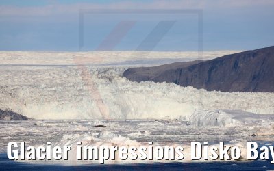 Glacier impressions Disko Bay Greenland MS Hamburg