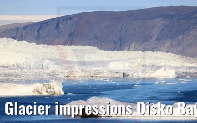 Glacier impressions Disko Bay Greenland MS Hamburg