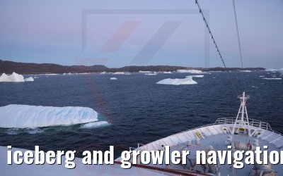 iceberg and growler navigation Ilulissat MS Hamburg