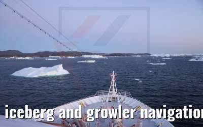 iceberg and growler navigation Ilulissat MS Hamburg