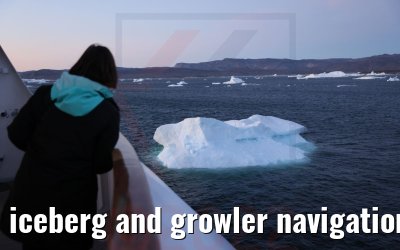 iceberg and growler navigation Ilulissat MS Hamburg