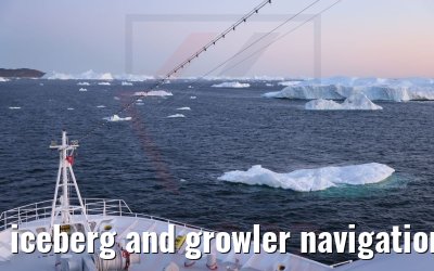 iceberg and growler navigation Ilulissat MS Hamburg
