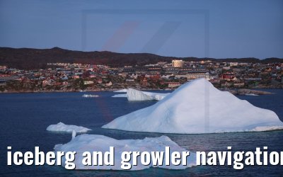 iceberg and growler navigation Ilulissat MS Hamburg