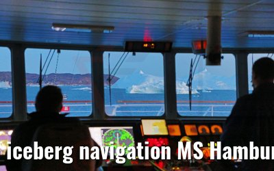 iceberg navigation MS Hamburg Ilulissat