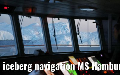 iceberg navigation MS Hamburg Ilulissat