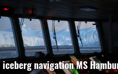 iceberg navigation MS Hamburg Ilulissat