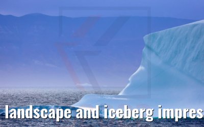 landscape and iceberg impressions near Saqqaq