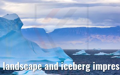 landscape and iceberg impressions near Saqqaq