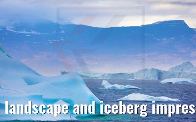 landscape and iceberg impressions near Saqqaq