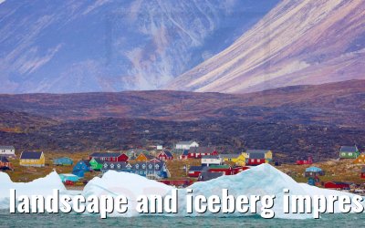 landscape and iceberg impressions near Saqqaq