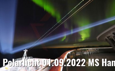 Polarlicht 01.09.2022 MS Hamburg Grönland