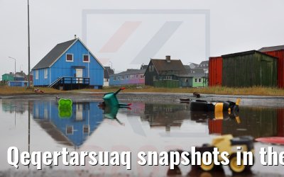 Qeqertarsuaq snapshots in the rain