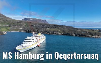 MS Hamburg in Qeqertarsuaq 25.08.2022
