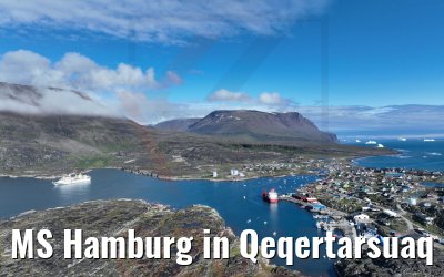MS Hamburg in Qeqertarsuaq 25.08.2022