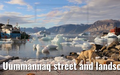 Uummannaq street and landscape impressions