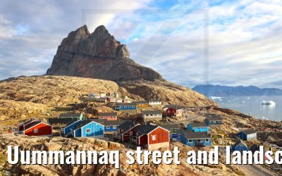 Uummannaq street and landscape impressions