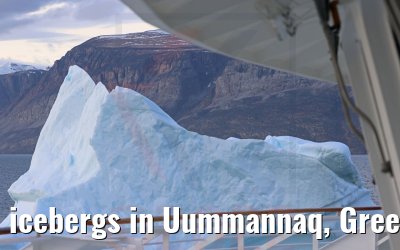 icebergs in Uummannaq, Greenland