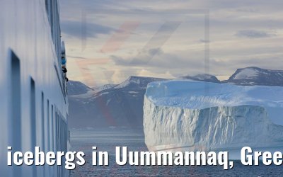 icebergs in Uummannaq, Greenland