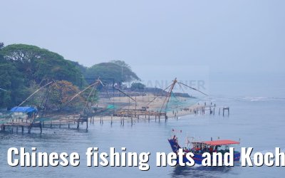 Chinese fishing nets and Kochi morning views 01.03.2024