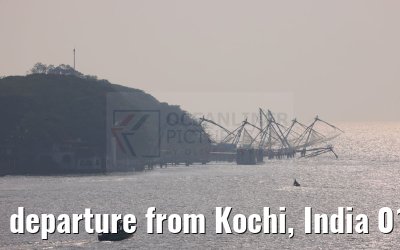 departure from Kochi, India 01.03.2024