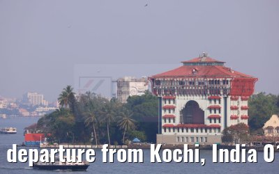 departure from Kochi, India 01.03.2024