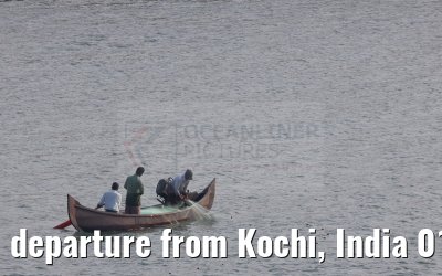 departure from Kochi, India 01.03.2024