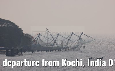 departure from Kochi, India 01.03.2024