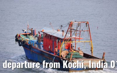 departure from Kochi, India 01.03.2024