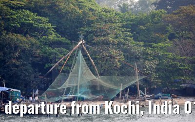 departure from Kochi, India 01.03.2024