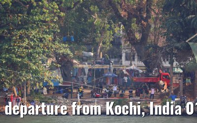 departure from Kochi, India 01.03.2024