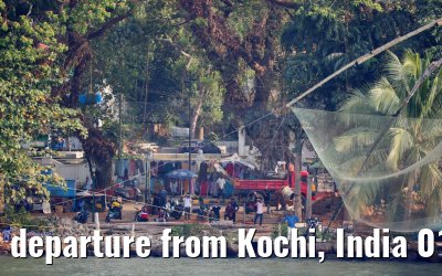departure from Kochi, India 01.03.2024