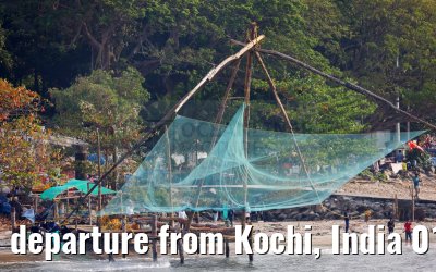 departure from Kochi, India 01.03.2024