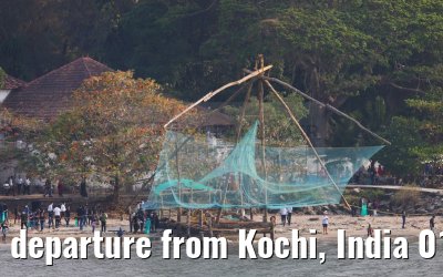 departure from Kochi, India 01.03.2024