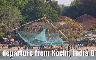 departure from Kochi, India 01.03.2024