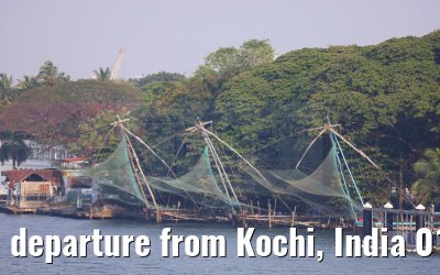 departure from Kochi, India 01.03.2024