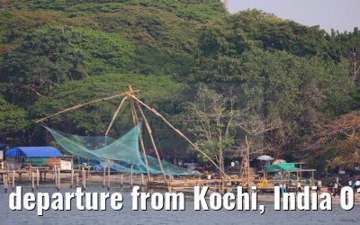 departure from Kochi, India 01.03.2024