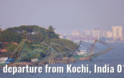 departure from Kochi, India 01.03.2024