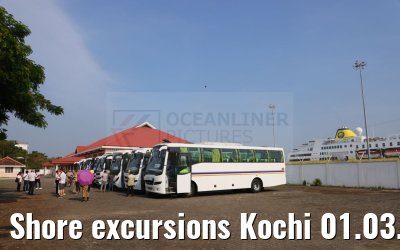 Shore excursions Kochi 01.03.2024