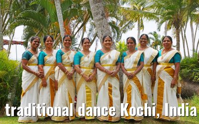 traditional dance Kochi, India 01.03.2024