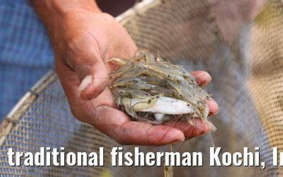 traditional fisherman Kochi, India 01.03.2024
