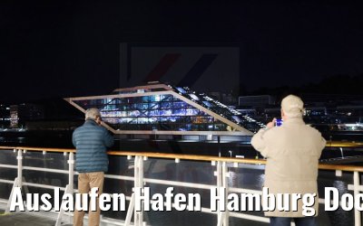 Auslaufen Hafen Hamburg Dockland