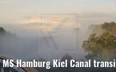 MS Hamburg Kiel Canal transit 13.10.2021