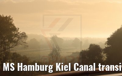 MS Hamburg Kiel Canal transit 13.10.2021