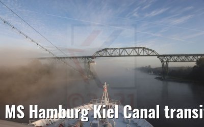 MS Hamburg Kiel Canal transit 13.10.2021